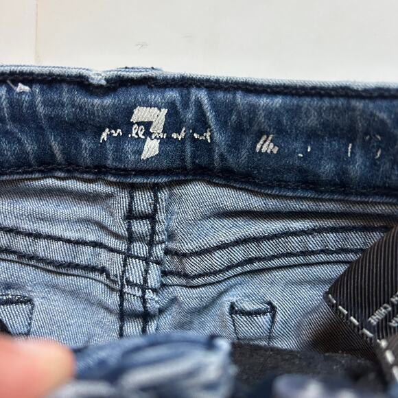 7 For All Mankind Girls Skinny Jeans 4T - Picture 3 of 6